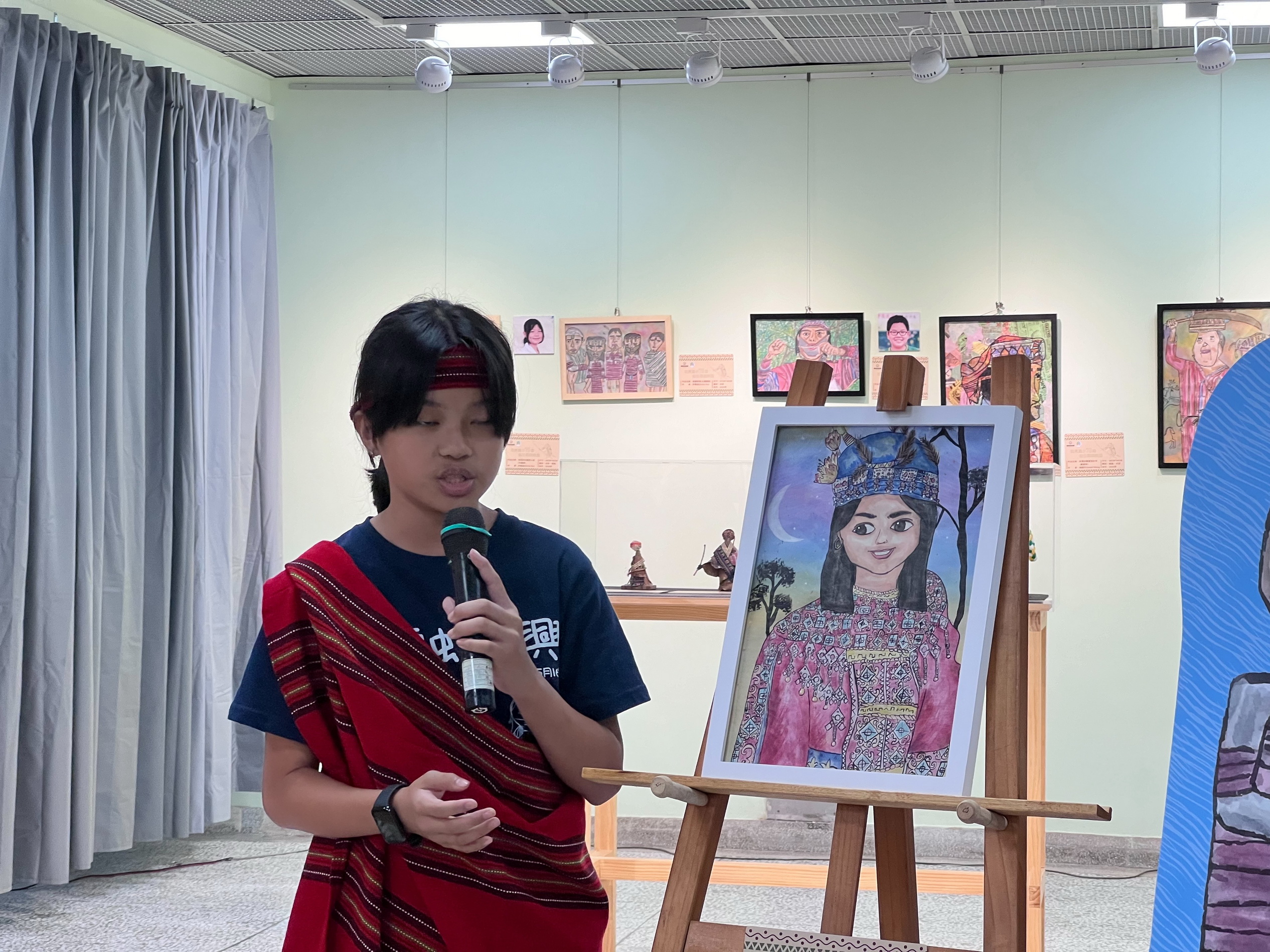 朝興國小美術展　呈現原住民族文化與藝術之美